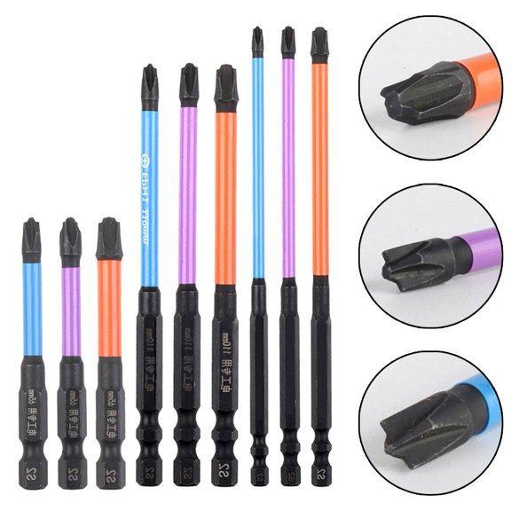 1Pcs Magnetic Special Slotted Cross Screwdriver Bit For Electrician Ph1 Ph2 65-150Mm Excellent Hardness Impact-Driver Bit Set ﻿ 150Mm Fph3 Smile Home