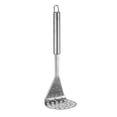 thumbnail image 1 of 1Pcs Mashed Potato Masher - Stainless Steel Potato Smasher, Masher Kitchen Tools & Utensils for Avocado, Bean, Salad, Vegetables, Fruit, Food, 10X3In (Silver2), 1 of 9
