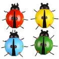 thumbnail image 1 of 1Pcs Metal Ladybug Yard Decorative Hanging Ladybug Wall Sculpture Garden Sculpture Wall Hanging for Backyard Porch Home Patio Lawn, 1 of 4