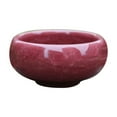 thumbnail image 1 of 1Pcs Mini Ceramic Planter with Drainage Hole for Succulents Cactus Small Plants Desktop Home Decor (Red), 1 of 7