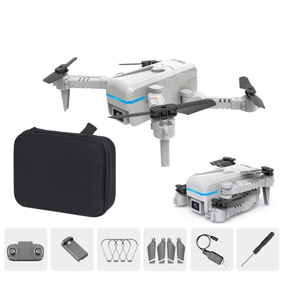 1Pcs Mini Drone - 7.1"x5.9"x1.6" Foldable Quadcopter, 4K HD Cameras, WiFi Transmission & Trajectory Flight for Outdoor Photography, Gray
