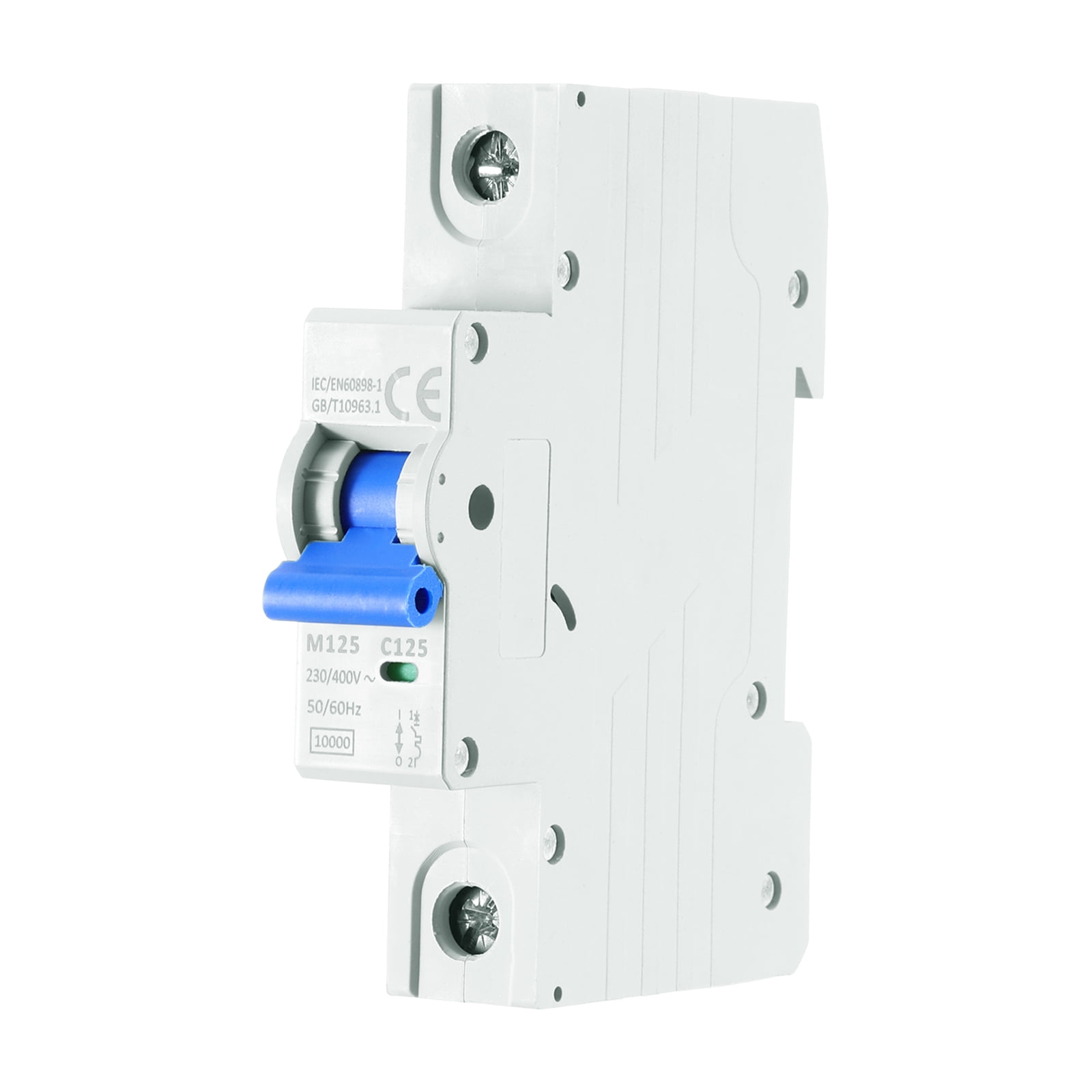 1Pcs Miniature Circuit Breaker 1P 125A AC 230V/400V M125 DIN Rail Mount Protection Thermal Magnetic Trip Blue