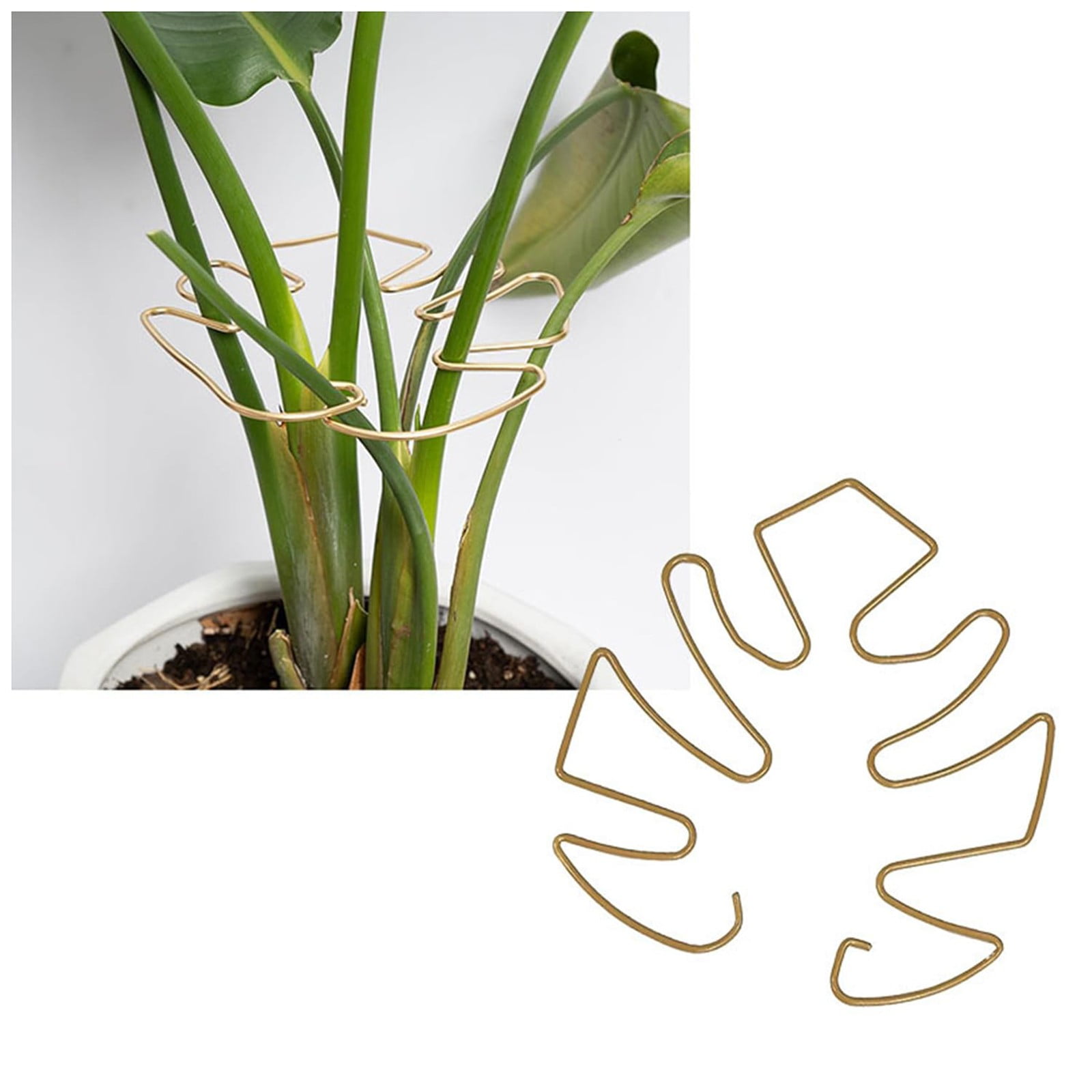 1Pcs Monstera Plant Support, Plant Stem Supports for Indoor Plants, Stable Plant Support Stakes for Indoor Plant, Uniquely Leaf Shaped Plant Support for Thriving Growth Indoor Climbing Plant