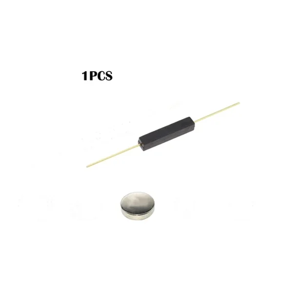 1Pcs N/C Plastic Reed Switch Magnetic Induction 1Pcs Round Magnets