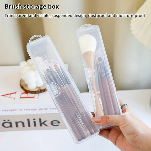 1Pcs Nail Art Tool Empty Storage Box Tweezers Clippers Pens Polishing Nail Buffer Files Plastic Container
