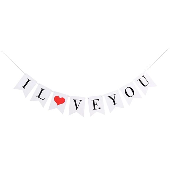 1Pcs Nanoei Proposal Banner Will You Marry Me Wedding Engagement Decorations Letter Fish Tail Bunting Flag for Photo Prop (White3)