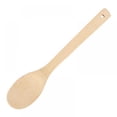 thumbnail image 1 of 1Pcs Natural Wood Tableware Spoon Ladle Turner Rice Colander Soup Non Stick Cooking Spatula Reusable Kitchen Accessories, 1 of 5