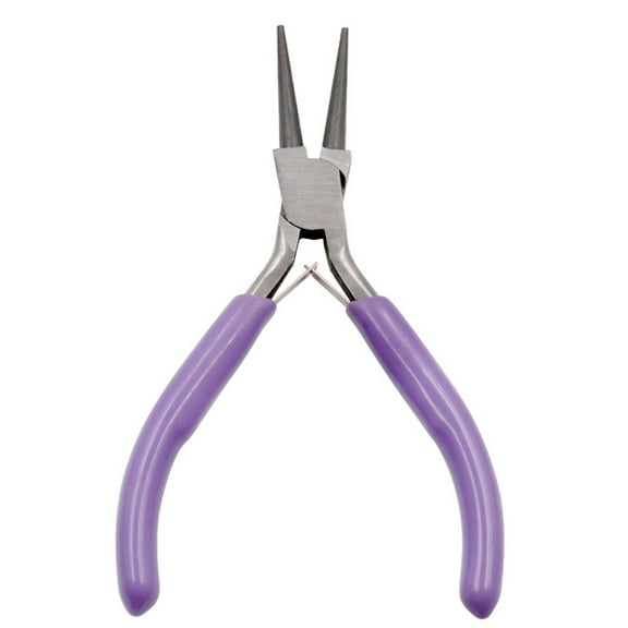 1Pcs Non-Slip Handle Jewelry Plier Jewelry/Beads/Accessories/Crafts Repair Making Round Nose Needle Nose Pliers Hand Tool
