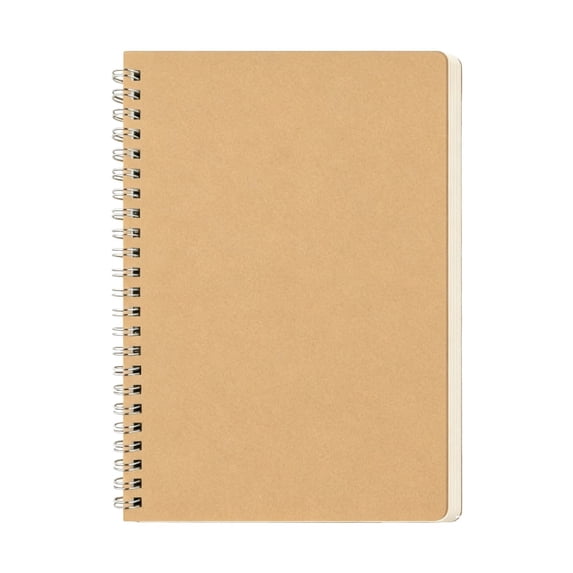 1Pcs Notebook Spiral Journal, Thickened Paper Smooth Writing for Daily Note Taking, 8X5.5X0.2In6 (Brown1)