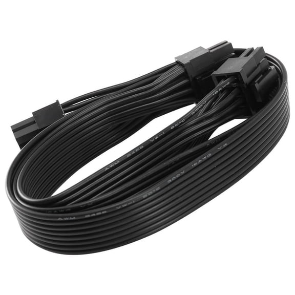1Pcs PCI Express 8Pin to Dual 6+2Pin Power Supply Cable PCIe 8 Pin 1 to 2 Spliter Cable for RM/HX/-M Series