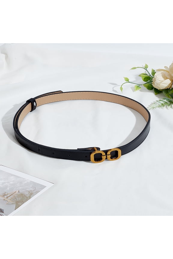 1Pcs PU Leather Belts Classic Waist Belt with Alloy Findings for Dresses Jeans Coats 41.14 inch(104.5cm) DIY