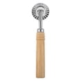 thumbnail image 1 of 1Pcs Pastry Cutter Wheel,6.3'' Food Cutter Wheel with Wooden Handle and Fluted,Ravioli Crimper Cutter Pizza Dumpling Making Noodle Dough Cutter,Pastry Cutter Tool for Baking Cooking(Yellow), 1 of 9