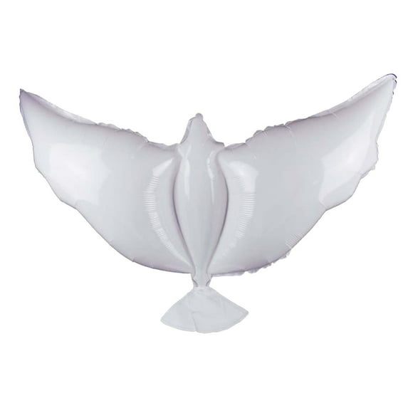 1Pcs Peace Balloons White Memorial Release Balloons Bird Balloons Ceremonies Party Decorations For Wedding Funeral Birthday Engagement Party,White Banner Pulling Balloon