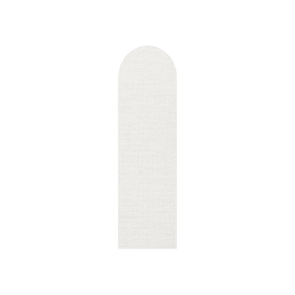 1Pcs Peel and Sticks Wall Panels, Texture Anti Collision Soft Padding, Adhesive High Density Sponge Wall Sticker, for Kids Room Nursery Headboard, Sound Insulation Decor, 24X6In (White)
