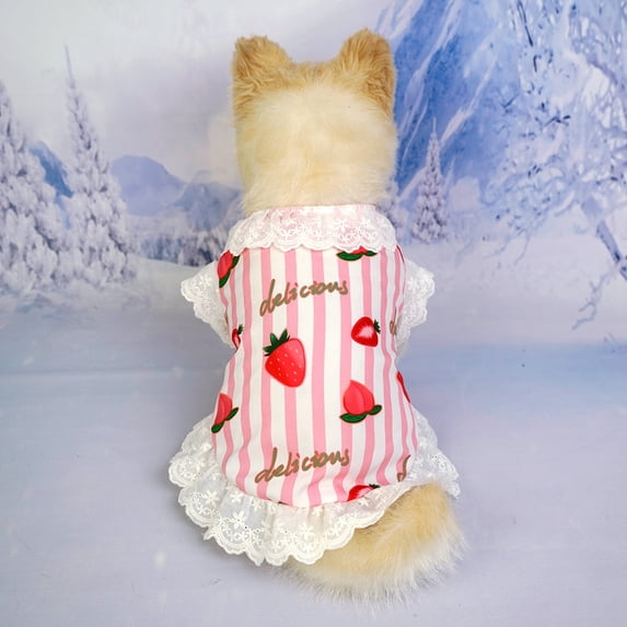 1Pcs Pet Clothes Tank Top Dog Cat Valentine's Day Printed Clothes Dog Cat Cute Lightweight Breathable Clothes