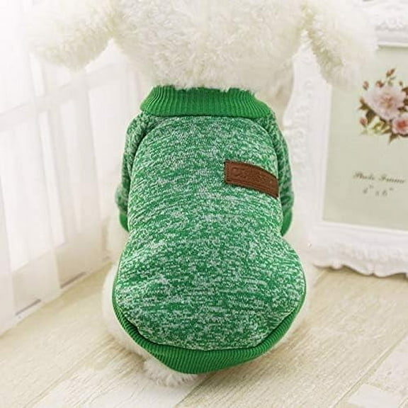 1Pcs Pet Dog Classic Knitwear Sweater , Fleece Coat for Small,Medium Dogs,Warm Pet Dog Cat Clothes,Soft Puppy Customes for Dog Grils Boys