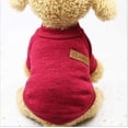 thumbnail image 1 of 1Pcs Pet Dog Classic Knitwear Sweater , Fleece Coat for Small,Medium Dogs,Warm Pet Dog Cat Clothes,Soft Puppy Customes for Dog Grils Boys, 1 of 8