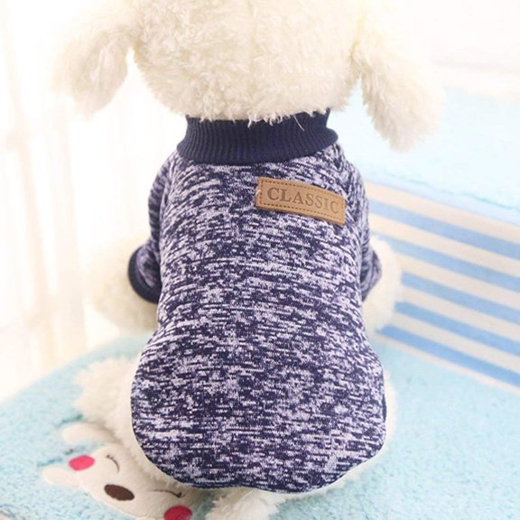 1Pcs Pet Dog Classic Knitwear Sweater , Fleece Coat for Small,Medium Dogs,Warm Pet Dog Cat Clothes,Soft Puppy Customes for Dog Grils Boys