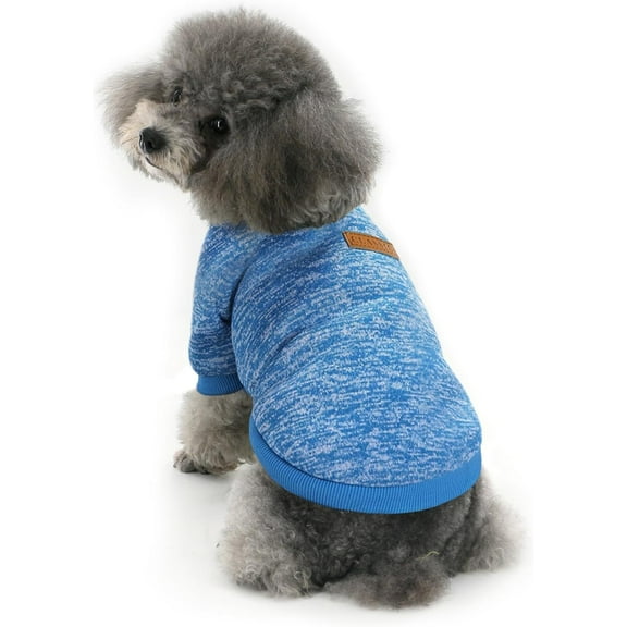 1Pcs Pet Dog Classic Knitwear Sweater , Fleece Coat for Small,Medium Dogs,Warm Pet Dog Cat Clothes,Soft Puppy Customes for Dog Grils Boys