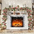thumbnail image 1 of 1Pcs Pink Christmas Artificial Garlands Berry Holly Leaves Garland Faux Greenery Garlands Winter Snowy Berries Hanging Vine for Wedding Party Home Decoration, 1 of 6
