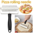 thumbnail image 1 of 1Pcs Pizza Roller Under $5! Yrmaups Pizza Dough Docker, Stainless Steel Dough Roller with Spikes, Homemade Pizza Making Tool, Pastry Bread Dough Blister Preventer, Kitchen Baking Accessory, 1 of 9