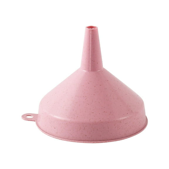 1Pcs Plastic Funnel, Kitchen Funnels Pouring Spout - for Filling Bottles Water Liquid, Protein Powder, Food Grade Cooking, Drink, Paint, Liquid Water Transfer Pink(L)