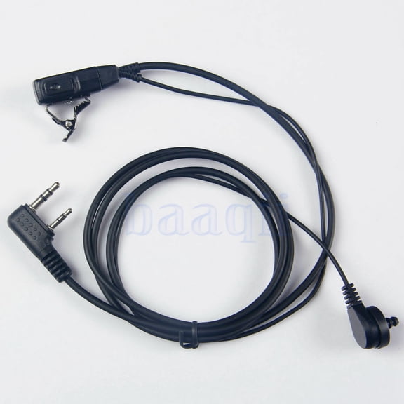 1Pcs Plastic Throat Mic Air Tube Earpiece Headset Earphone Earbud for Baofeng UV5R BF-888s