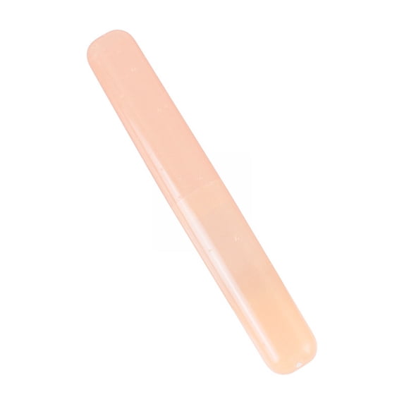 1Pcs Plastic Travel Toothbrush Case,Multi-functional Toothbrush Holder,Portable Toothbrushes Travel Case,Dustproofs Toothbrushes Container,Tooth Brush Holder for Travels Camping Home(Orange)