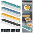 thumbnail image 1 of 1Pcs Plastic Wrap Dispenser with Slide Cutter Fits 36CM Wide,Practical Food Wrap Dispenser, Refillable Cling Film Dispenser,Tin Foil,Wax Pape,Safe Food Plastic Wrap Dispenser for Home, 1 of 9