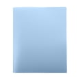 thumbnail image 1 of 1Pcs Poly Two-Pocket Folder,Heavy-Duty 2-Pocket Plastic Folders with Business Card Holder,Colored Plastic Folders with Pockets, 2-Pocket Poly Folder,Pocket Folders for Home and Office,(Light Blue), 1 of 9