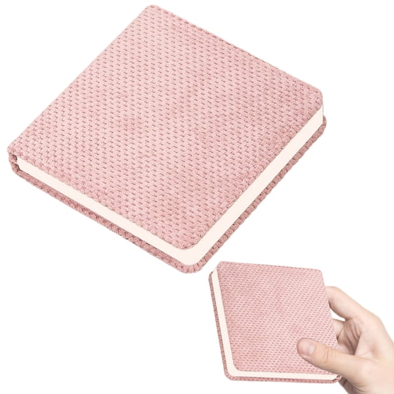 1Pcs Portable 5.71in Square Blank Sketch Notebook, Knitted Waffle Soft Cover Unlined Journal, Pocket Size Handheld Diary For Daily Journaling & Travel Note Taking