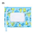 1Pcs Portable Wet Wipes Bag Flip Cover Tissue Box Cosmetic Pouch Baby