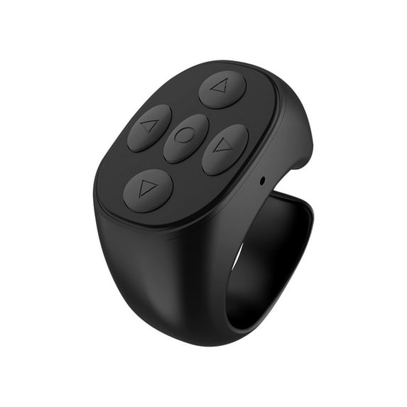 1Pcs Portable Wireless Bluetooth-compatible Ring Remote Control Fingertip Selfie Video Controller Automatic Page Turner Browsing For Phone