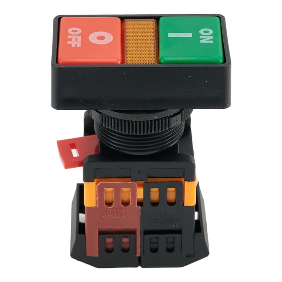 1Pcs Ppbb-30 On/Off Start Stop Button Switch Self-Reset/Momentary Light Switch 20A Push Button Switch 24V 220V 380V