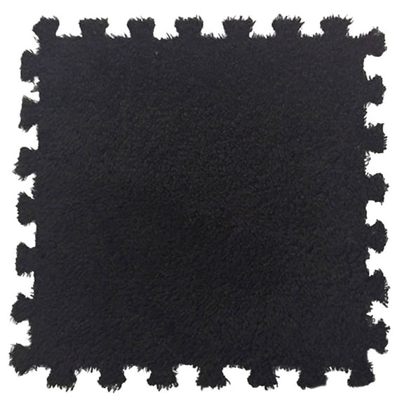 1Pcs Puzzle Carpet Squares - 11.81Inch Puzzle Polyester Velvet Carpet Cover - Plush Puzzle Foam Floor Mat Rug In 14 Colors Clearance