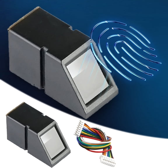 1Pcs R307 Fingerprint Reader Module Optical Fingerprint Sensor Module For Locks Attendance Recognition Device-Black