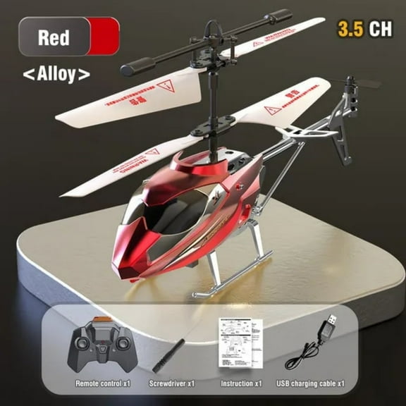 1Pcs RC Helicopter - 8.3"x4.1"x1.4" Mini Aircraft with Crash Resistants Designed, Infrared Control & 10min Flight for Teens Beginners Outdoor Play