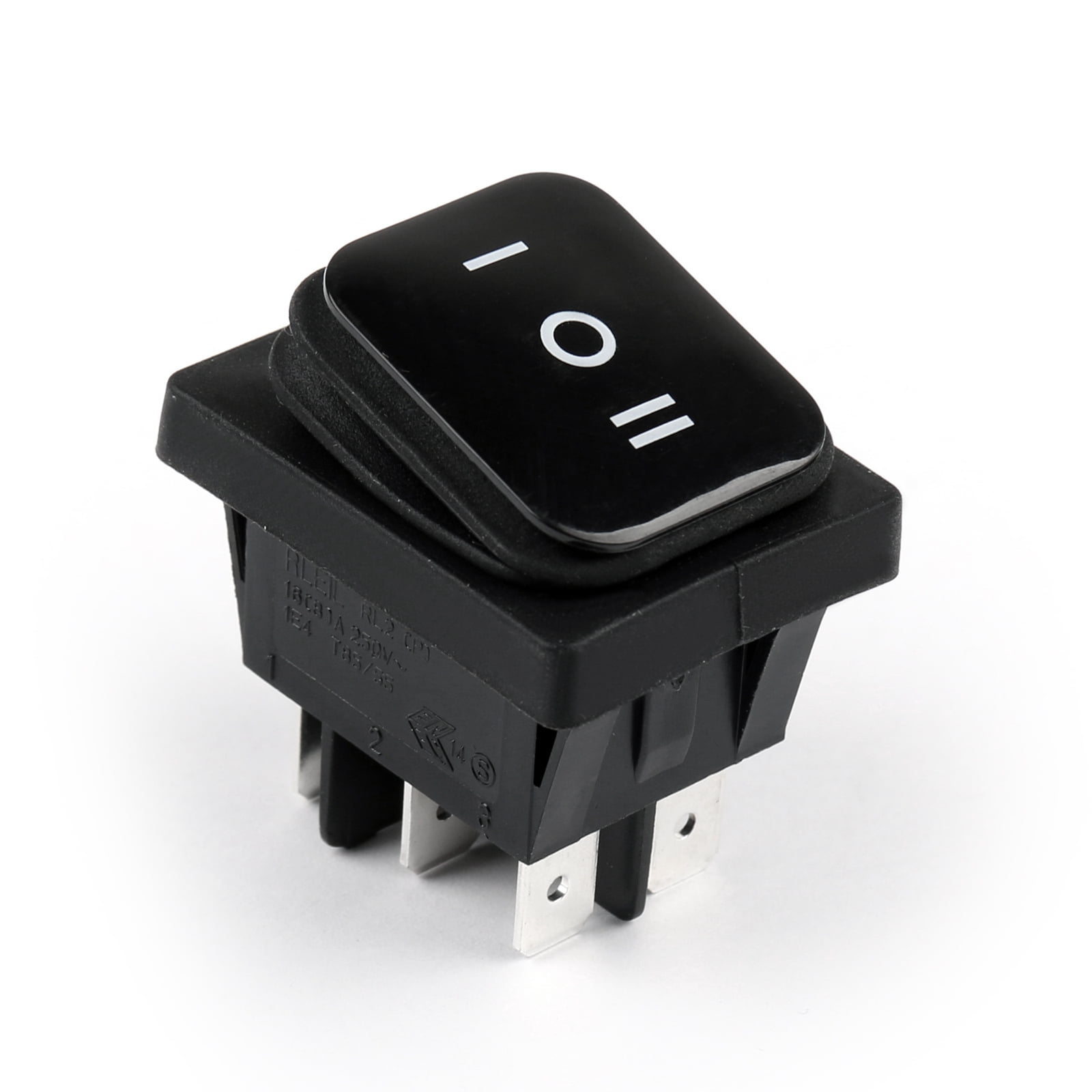 1Pcs RLEIL RL2-203 Waterproof IP65 Car Rocker Switch 6Pin ON-Off-ON 125 ...