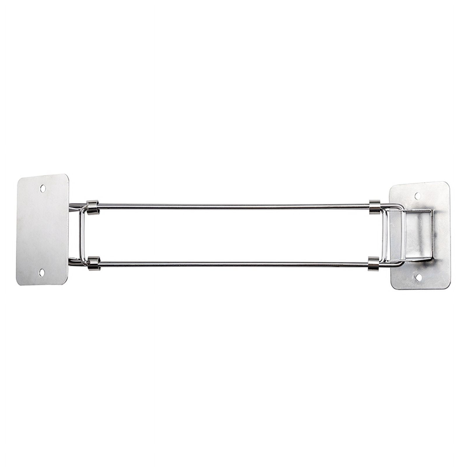 1Pcs RV Shower Corner Storage Bar Adjustable Stainless Steel Rod