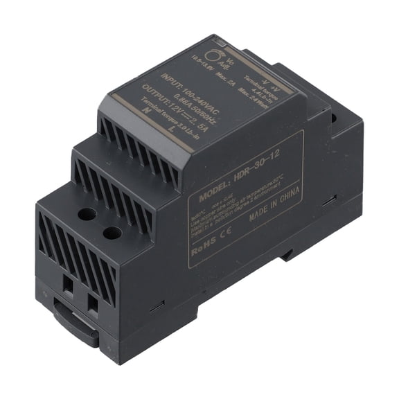 1Pcs Rail Power Supply, Switching Dc Power Supply Dc Switching Power Supply Hdr-30-12