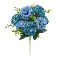 thumbnail image 1 of 1Pcs Real Touch Hydrangea Artificial Flowers,14" Valentine's Day Fake Flower Ornament,Fake Hydrangeas for Home Decor Party Wedding Bouquets Table Centerpieces Floral Indoor Outdoor Decor(Blue), 1 of 9