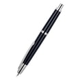 thumbnail image 1 of 1Pcs Retractable Fountain Pen, Press-Activated Metal Clip Pen with Ink Converter, Smooth Writing Fine Nib Pen for Journaling, Lightweight Resin Body, 5.5X0.4In (Dark Blue), 1 of 9