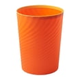 thumbnail image 1 of 1Pcs Round Small Trash Can,Wastebasket,Plastic Small Trash Can Wastebasket,Bathroom Trash Can,Heavy Duty Round Garbage Can,Garbage Container Basket for Bathrooms,Kitchen,Dorm,Bedroom,(Orange), 1 of 8