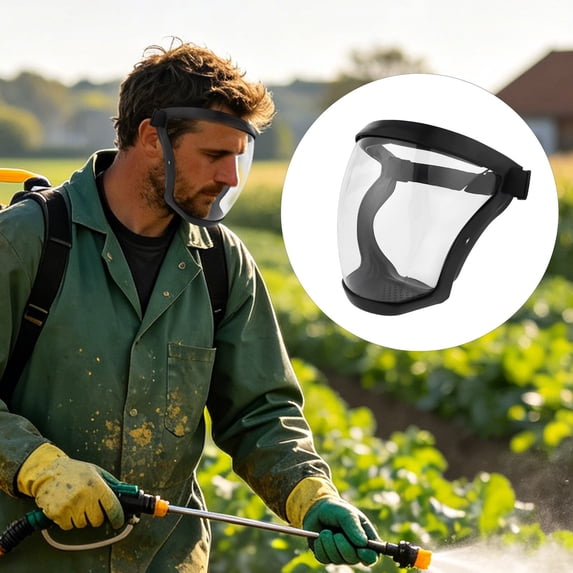 1Pcs Safety Face Shields,Anti-Dust & Fog-Free Face Shield,Grinding Mask,for Grinding and Cutting Plastic Full Face Masks Bulk for Woodworking(A)