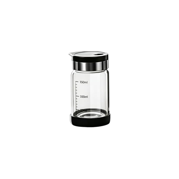 1Pcs Salt Pepper Shakers with Adjustable Outlet Holes, Clear Glass Shaker Bottles, Salt Shakers for Kitchen, Spice Seasoning Cans for Kitchen Decor Home Restaurant Bbq Camping by WEIWEIGG