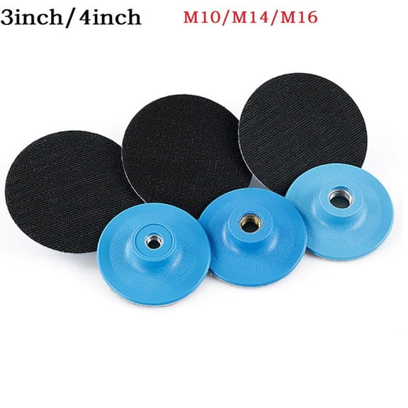 1Pcs Sanding Polishing Disc Backing Pad 3 4Inch Plastic For All Sander Polishing Of Various Materials Power Tool Accessories 4Inch M14 Fangkenuo