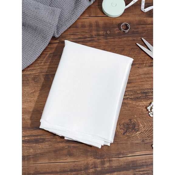1Pcs Satin Fabric Photo Backdrop White Background Cloth Portrait Background Screen for Photography Cosmetics or Jewelry Shooting Party Decor or Wedding 100x75x0.05cm White