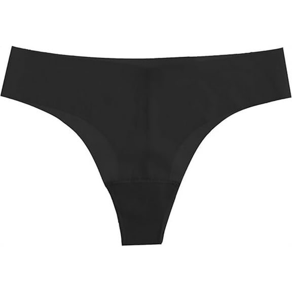 1Pcs Seamless Camel Toe Underwear,Comfortable Underwear,Invisible Silky Panty,Black Women Underwear for Tight Dresses