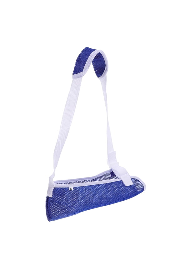 1Pcs Shoulder Sling Arm Sling, Shoulder Immobilizer Rotator Arm Support for Broken Fractured Arm, Elbow, Wrist, Injury, Blue