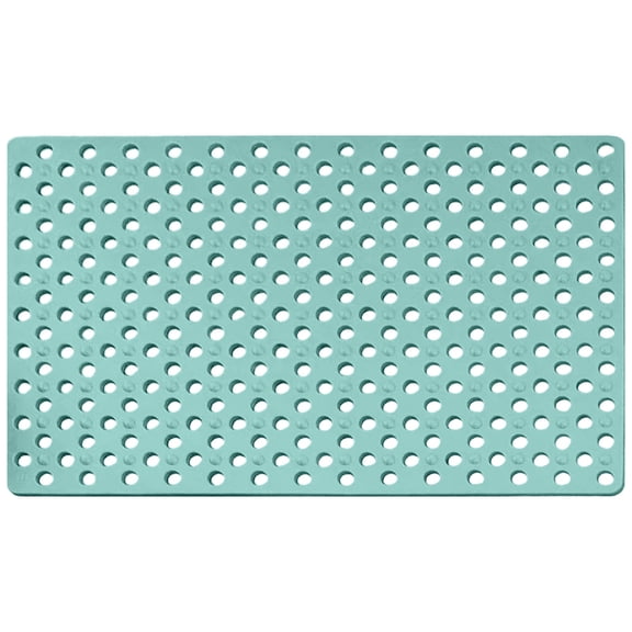 1Pcs Shower Mat, Nonslip Bathtub Mat Extra Soft TPE Bath Mat for Home, Machine Washable Bathroom Shower Mat, Smooth/Non-Textured Tubs Only, 37*72m/28*15Inch (B-Mars Green)